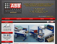 Tablet Screenshot of abbpack.com